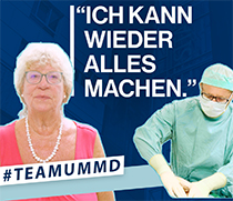 Patientin Christiane Schütte und Dr. Andreas Janitzky